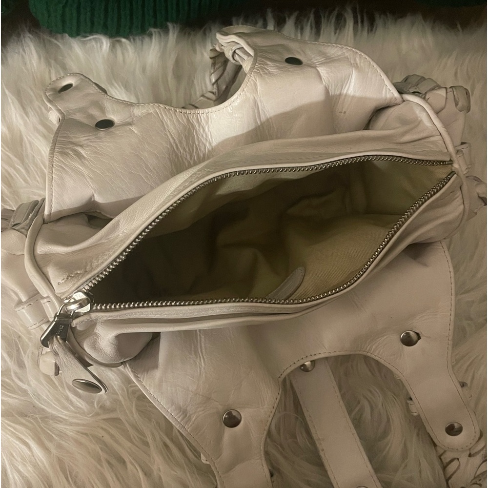 Chloe Silverado Vintage White Leather Handbag | Rare - Picture 7 of 15